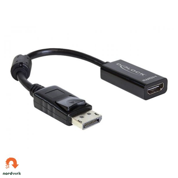 Delock Adapter Displayport 1.1 han til HDMI hun
