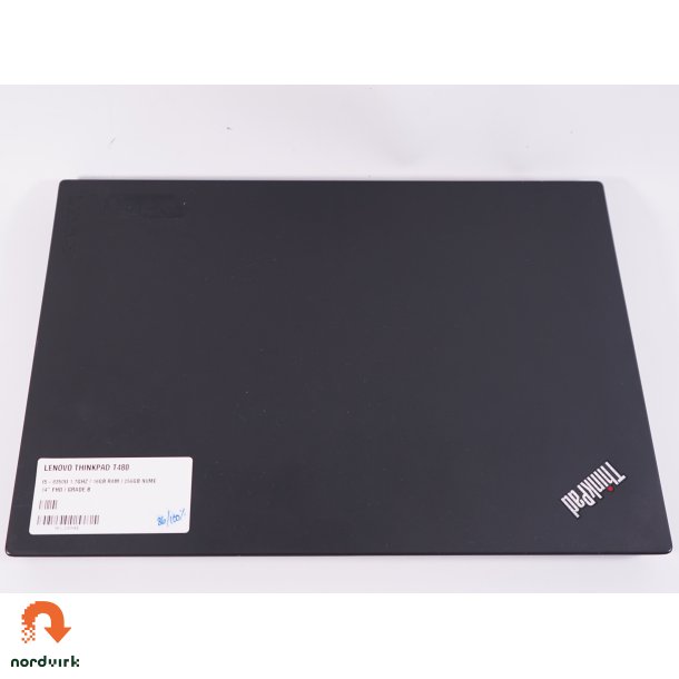 Lenovo ThinkPad T480 | i5-8350u 1.7Ghz / 16GB RAM / 256GB NVME | 14" FHD / Grade B