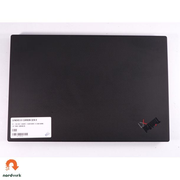 Lenovo X1 Carbon Gen 8 | i7-10510u 1.80Ghz / 16GB RAM / 512GB NVMe | 14" FHD / Grade B