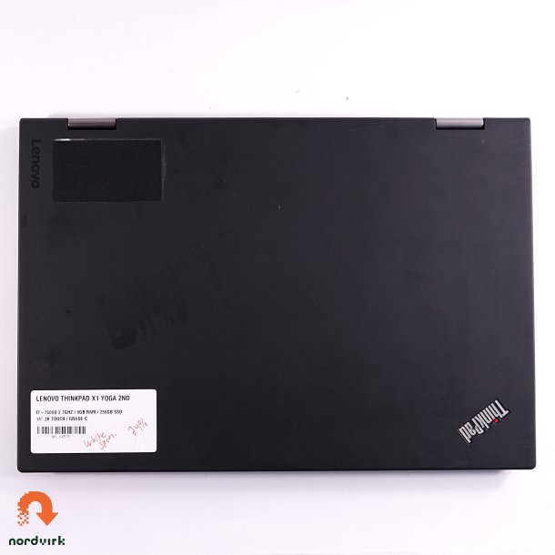 Lenovo ThinkPad X1 Yoga 2nd | I7-7500u 2.7GHz / 8GB RAM / 256GB SSD | 14" 2k Touch / Grade C