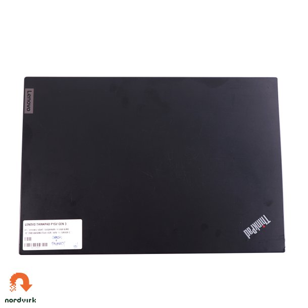 Lenovo Thinkpad P15V Gen 3 | i7-12700H 2.3GHz / 64GB RAM / 512GB NVMe | 15" FHD Quadro T600 4GB / Win 11 / Grade C