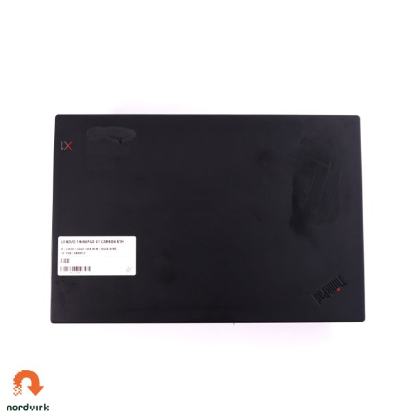 Lenovo ThinkPad X1 Carbon 6th | i7-8550u 1.8GHz / 8GB RAM / 256GB NVME | 14" FHD / Grade C