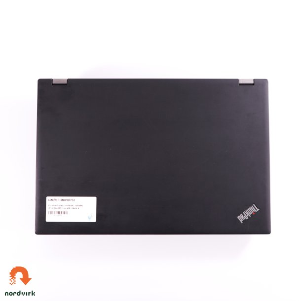 Lenovo ThinkPad P53 | i7-9850H 2.6GHz / 32GB RAM / 1TB NVME | 15" 4K Quadro T1000 4GB / Grade B