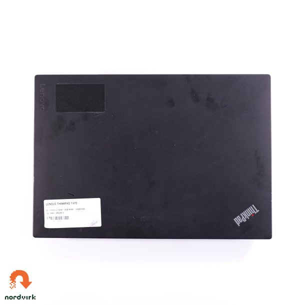 Lenovo ThinkPad T470 | i5-7200u 2.5Ghz / 8GB RAM / 128GB SSD | 14" FHD / Grade C