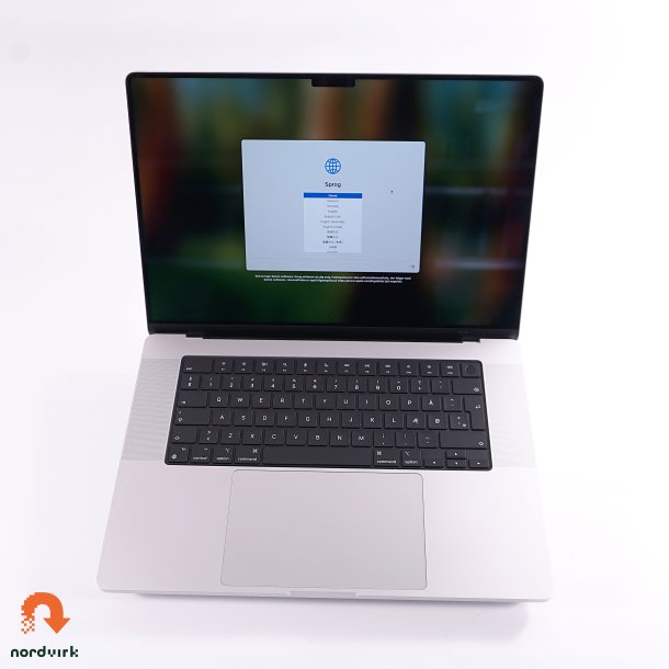 MacBook Pro 16.2" (2021) Silver | M1 MAX 10-Core / 32GB RAM / 1TB NVME | GPU 32-Core / 3456X2234 / Grade B