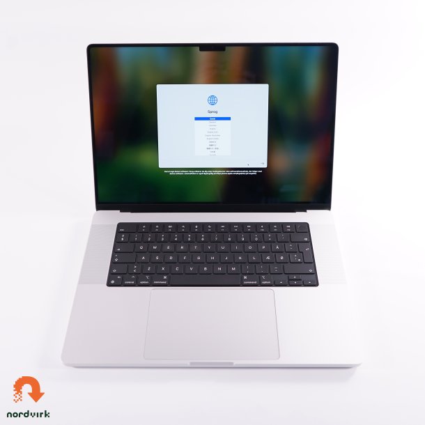 MacBook Pro 16.2" (2021) Silver | M1 MAX 10-Core / 32GB RAM / 1TB NVME | GPU 32-Core / 3456X2234 / Grade C