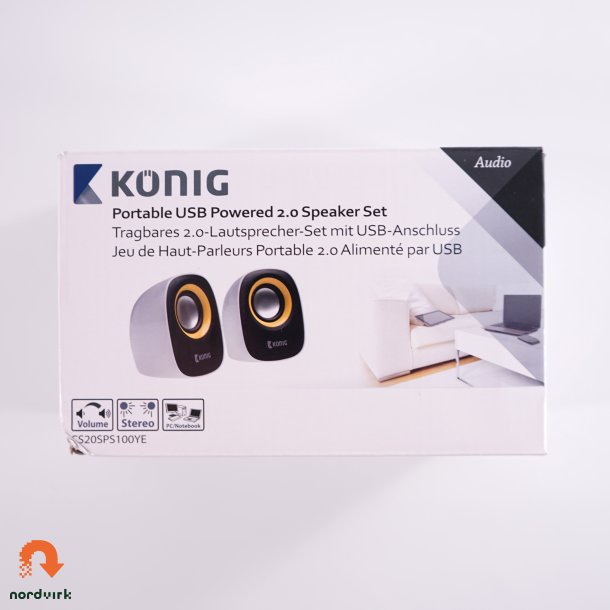 Konig USB Powered Speaker 2x2W | Grade A