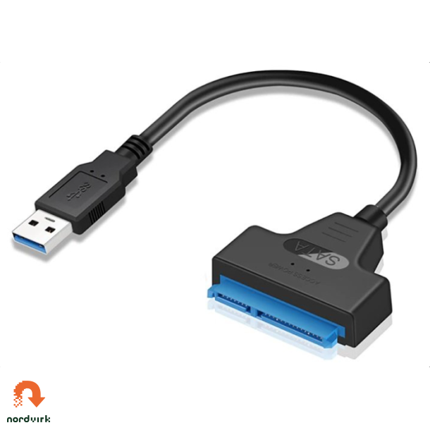 USB 3.0 til 2.5" SATA III