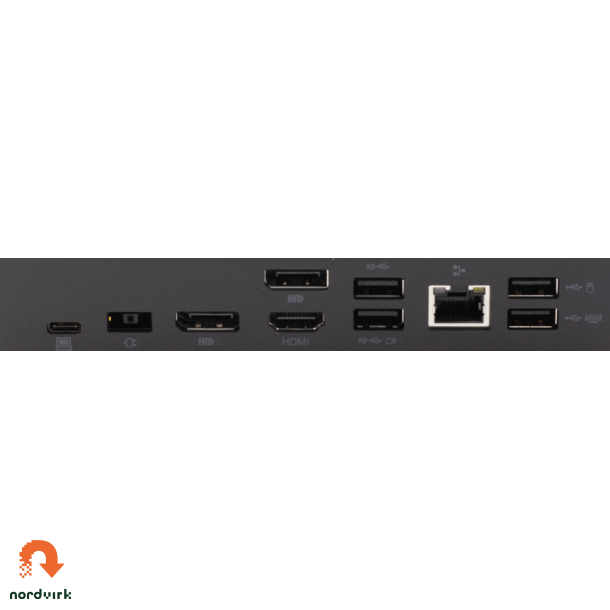 Lenovo 40AS ThinkPad USB C | Dock Gen 2 | Brugt