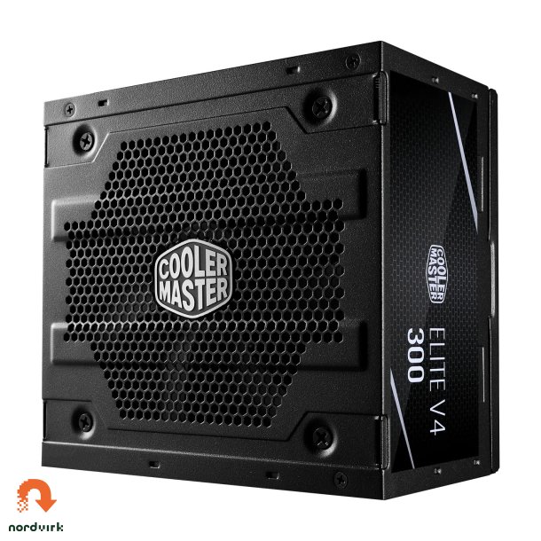 Cooler Master Elite V4 MPE-3001-ACABN - Str�mforsyning (intern) - ATX12V 2.41/ EPS12V - 80 PLUS - 300 Watt - aktiv PFC